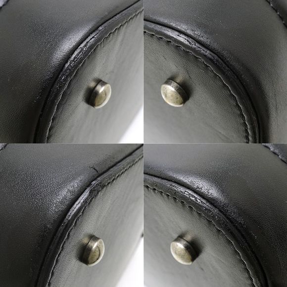 Chanel Mini Shoulder Bag Handbag Leather Black - Picture 6 of 7